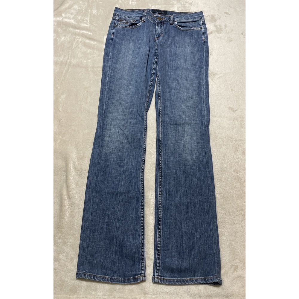 Tommy Hilfiger Jeans Womens 28 Blue Medium Wash Denim Regular Straight Stretch